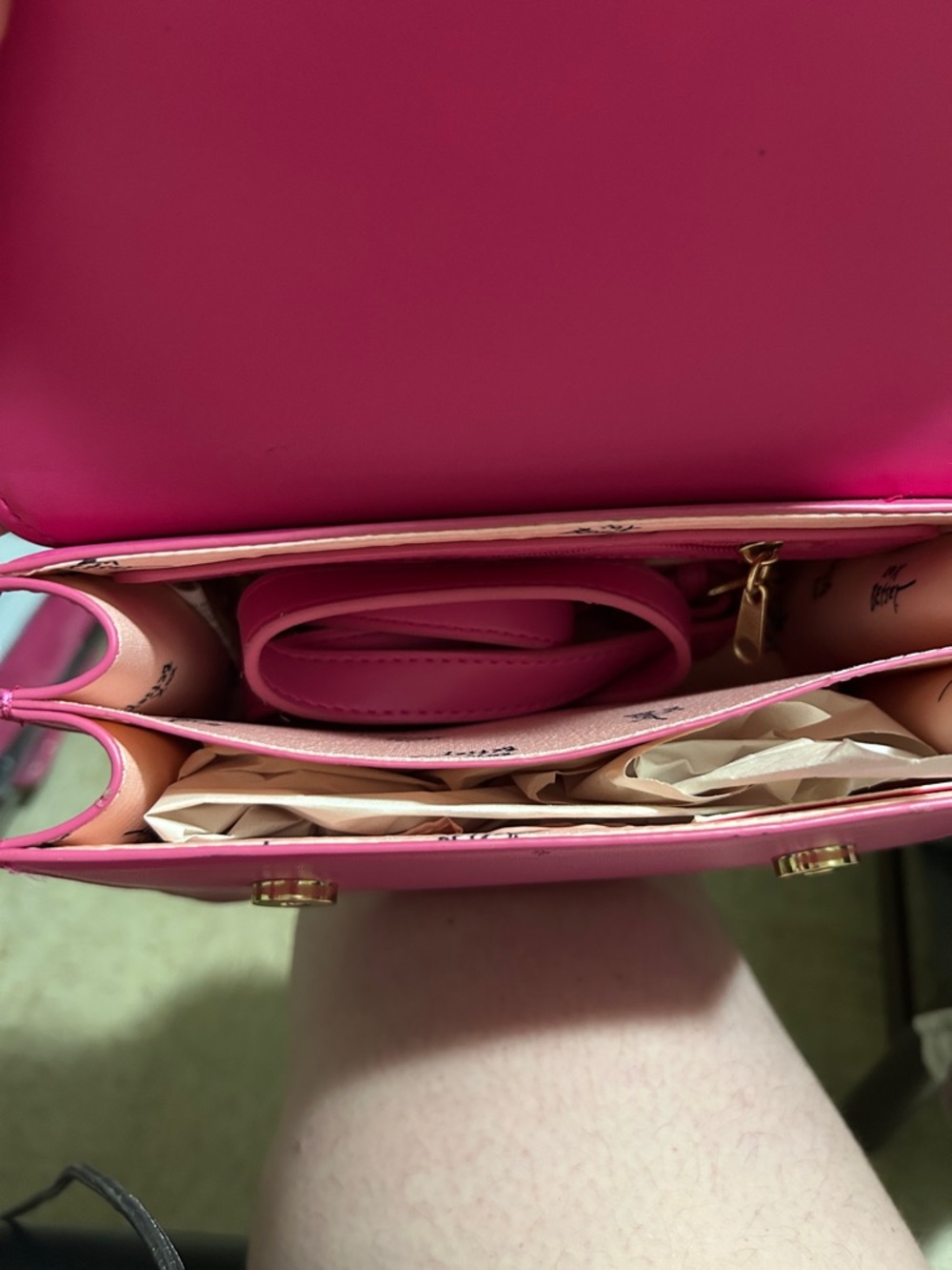 Betsey Johnson Pink Sequin Top-Handle Mini Bag - Picture 4 of 4